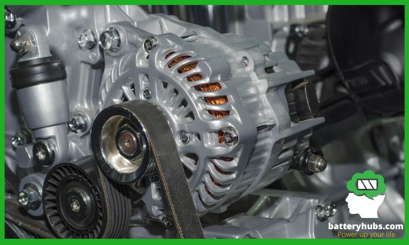image of a typical car alternator