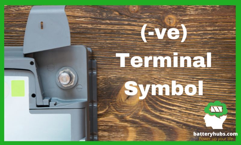 negative terminal