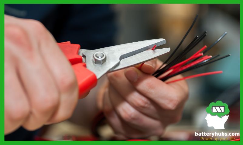 How To Cut A Battery Cable?
